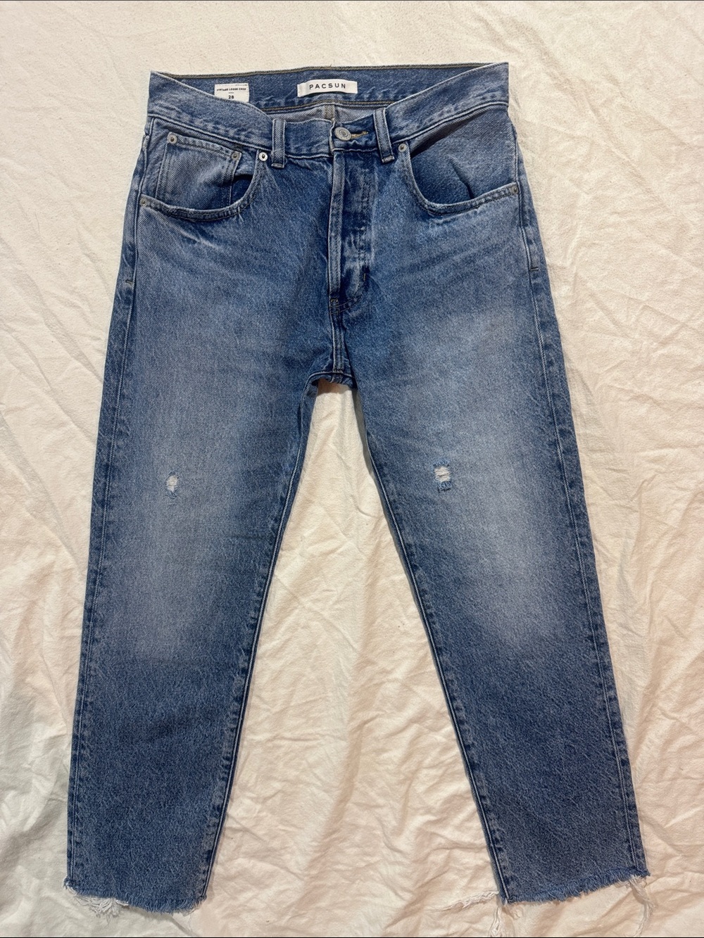 PacSun Women’s Medium Blue Washed Slim-Straight Jeans